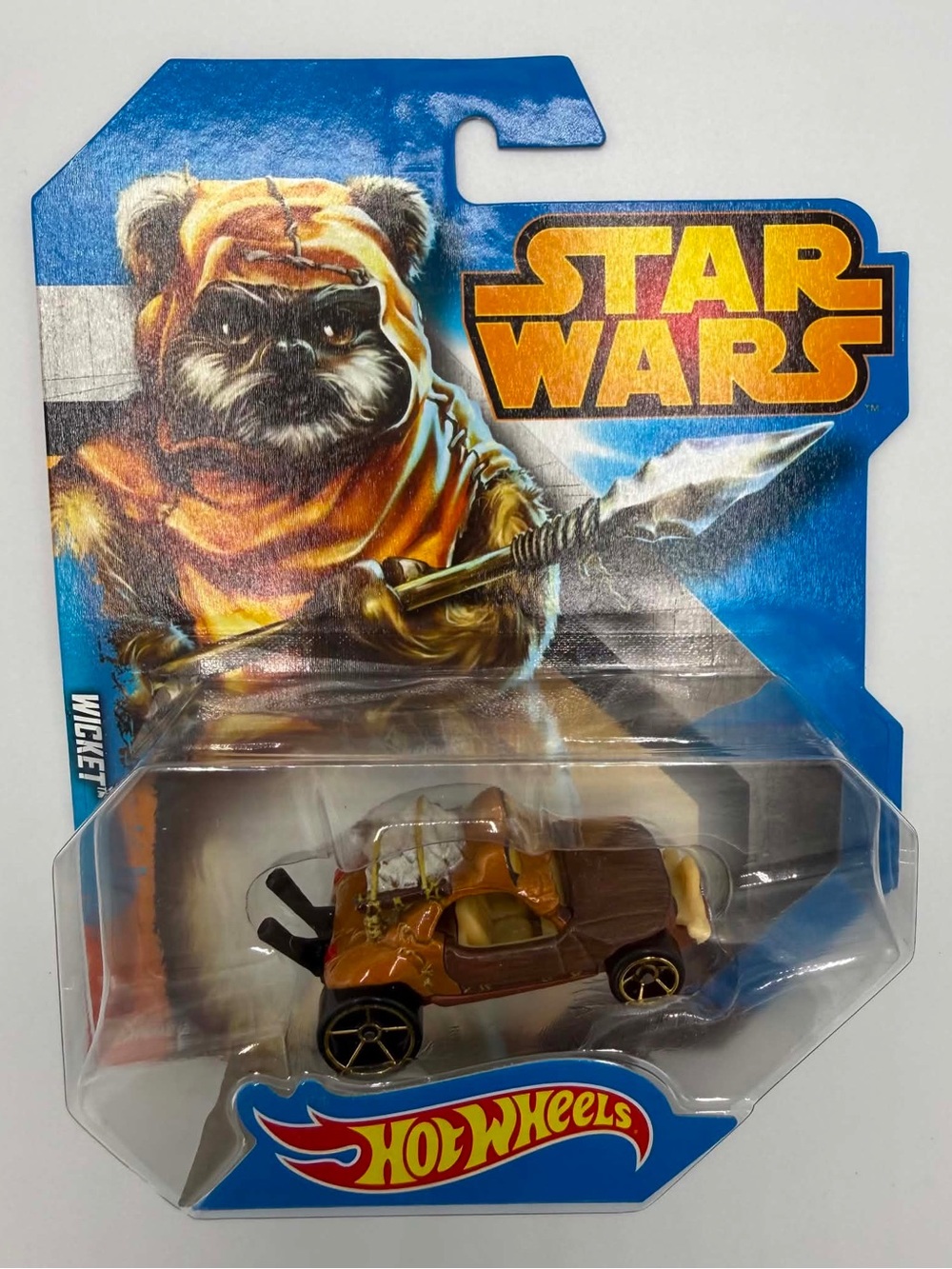 (Disney) Hot Wheels Star Wars Character Car WICKET The Ewok ~Dune Buggy~